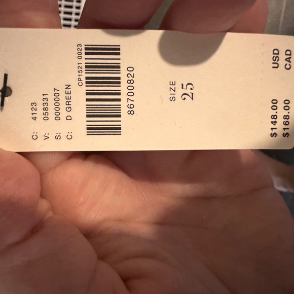 The Colette Cropped Wide-Leg Faux Leather
Pants by Maeve NWT Size 25 - Picture 6 of 6